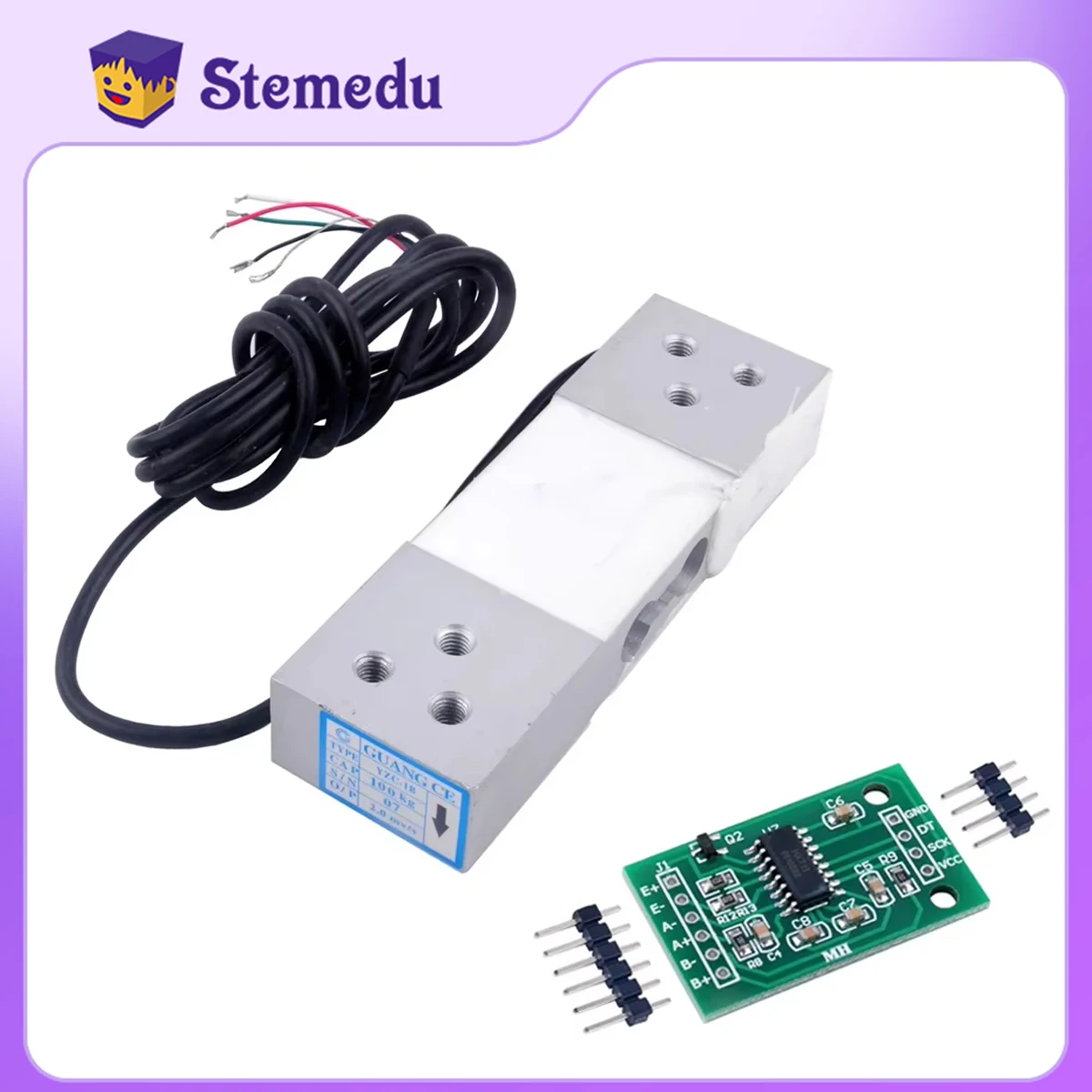 Diy Electronics India - 100KG 로드셀 YZC-1B 압력 센서 디지털