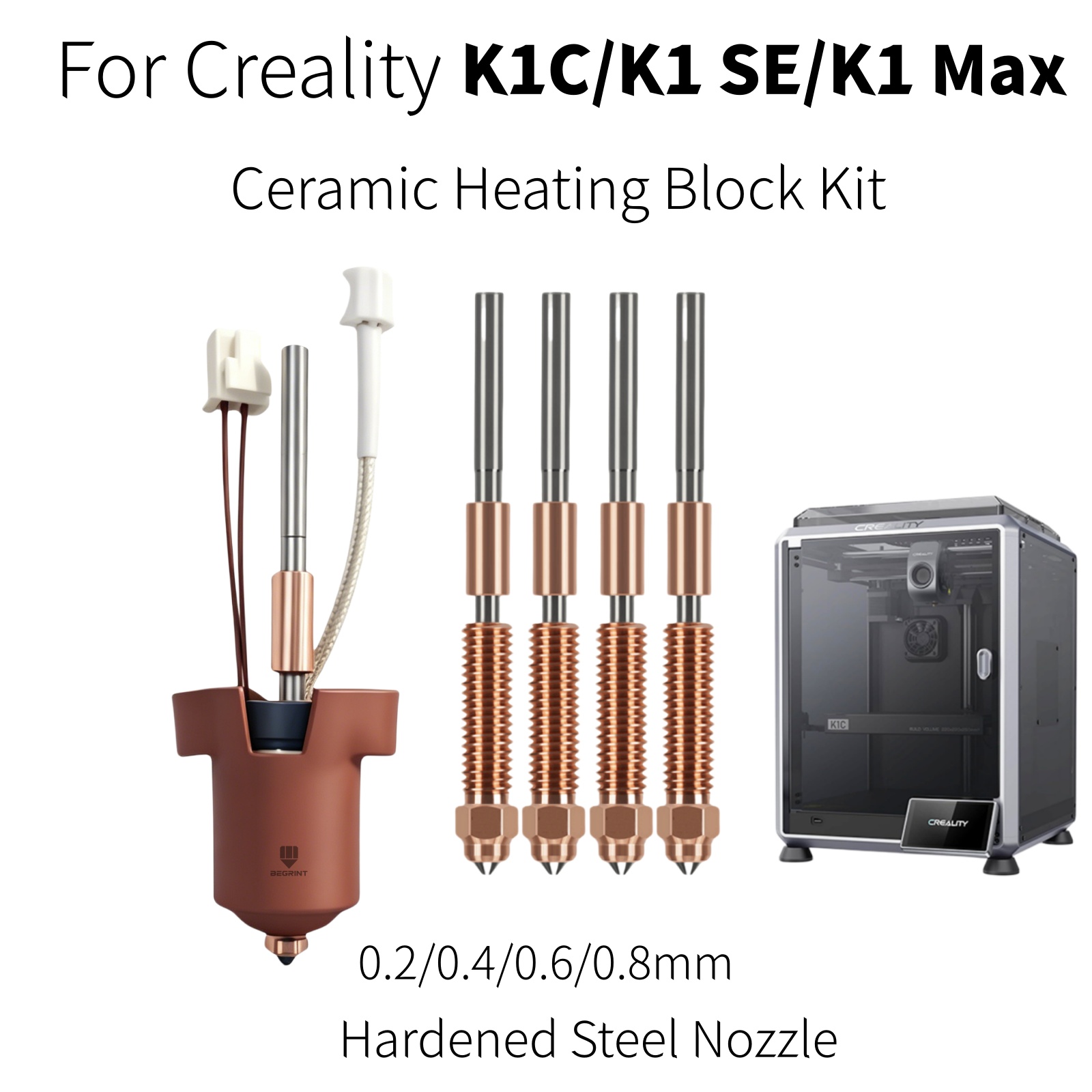 Creality Printer K1 - Creality K1C K1 MAX 핫엔드(세라믹 히팅