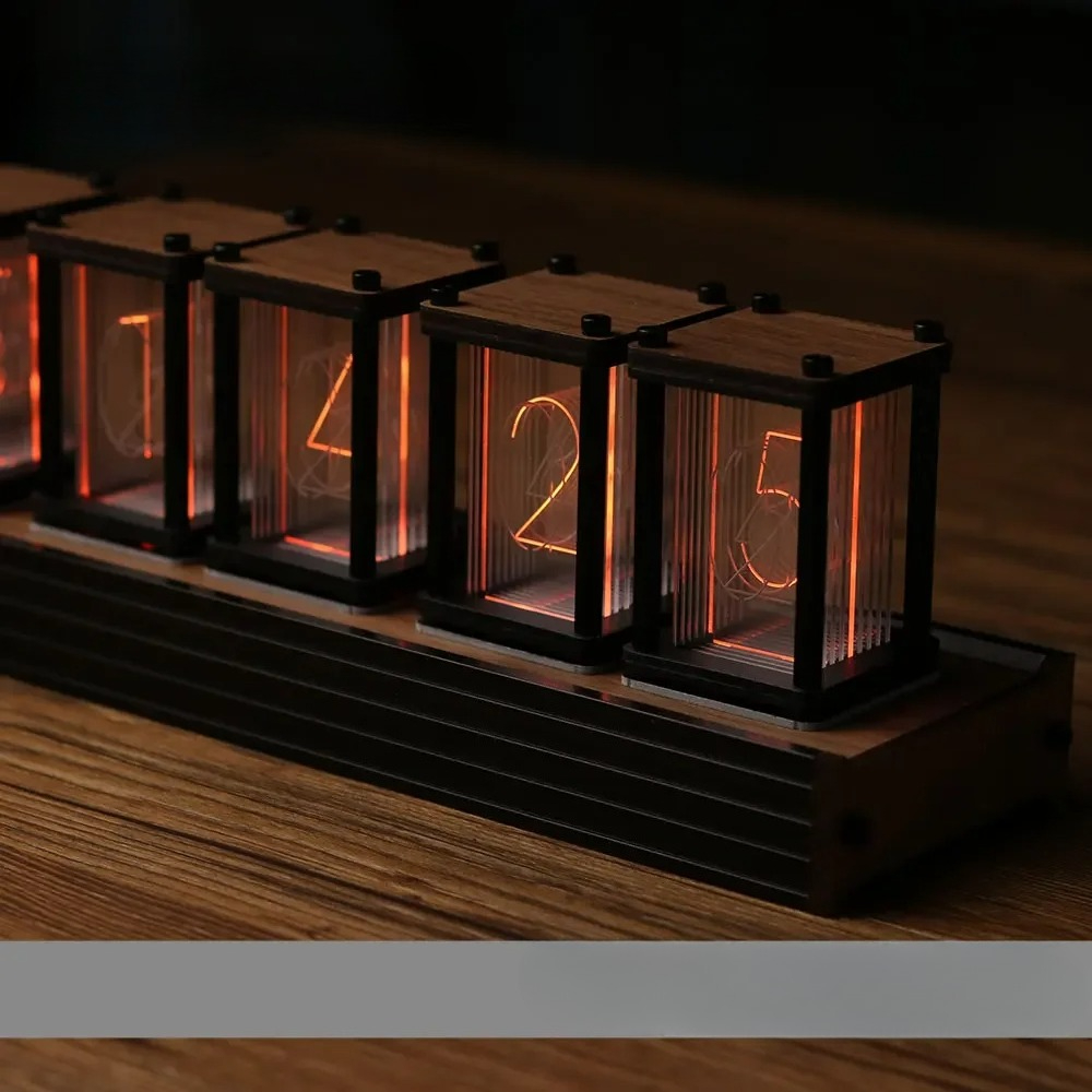 RGB 닉시 튜브 시계 DIY 탁상 시계 LED 전자  - Diy Electronics Gift Ideas 리뷰 및 가격