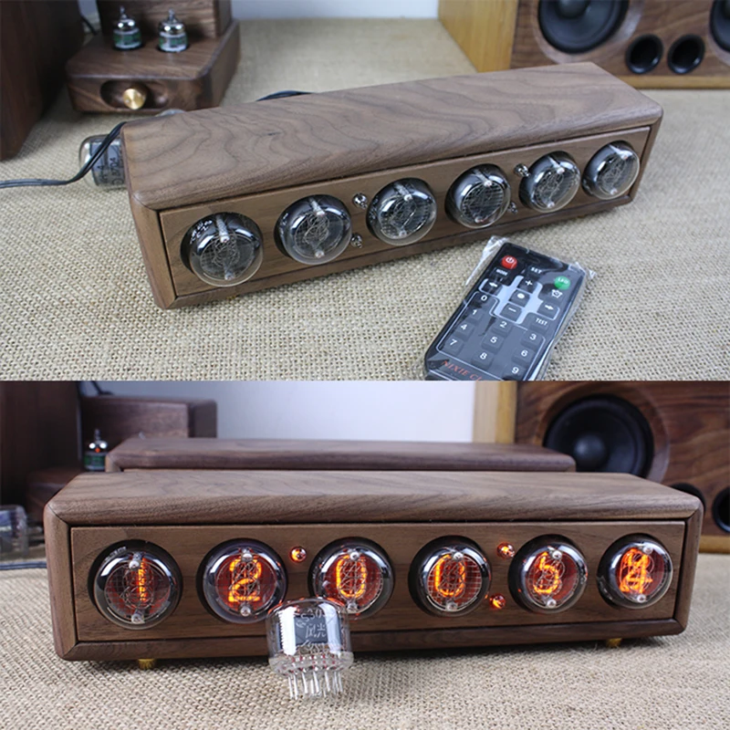 블랙 월넛 우드 선물 추천 고급 나무 닉시 튜브 시계  - Diy Electronics Gift Ideas 리뷰 및 가격