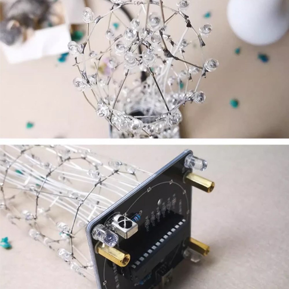 DIY LED 작은 광저우 타워 색상 흐르는 조명 전자 - Diy Electronics India 리뷰 및 가격