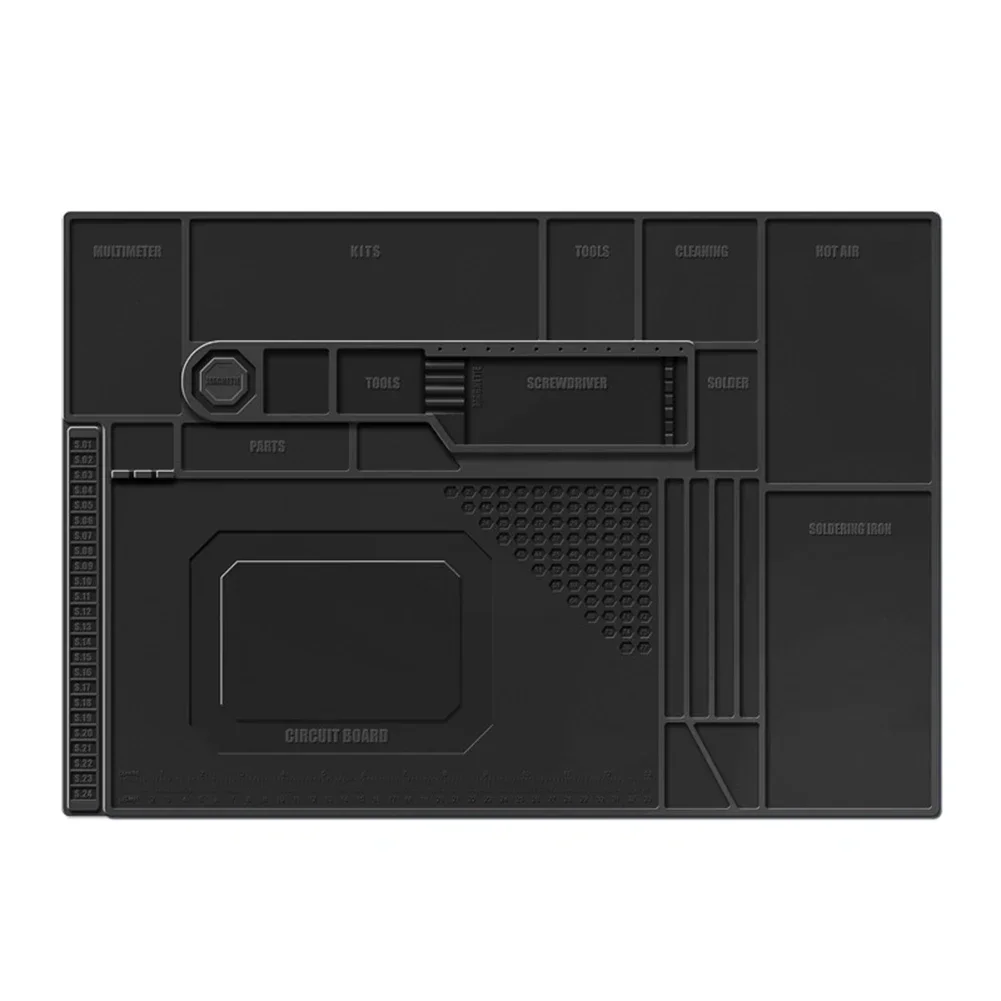 1 Pcs 납땜 매트 내열성 실리콘 작업 패드 55x3 - Diy Electronics Workstation 리뷰 및 가격