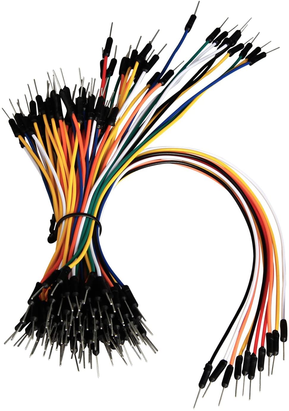 130pcs 솔더리스 유연한 브레드 보드 점퍼 와이어  - Diy Electronics India 리뷰 및 가격