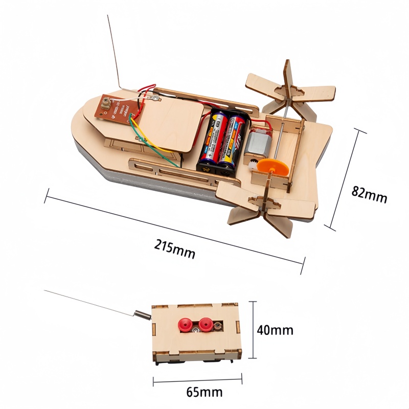 DIY 원격 조종 보트 장난감 나무 RC 보트 전자식  - Diy Electronics India 리뷰 및 가격