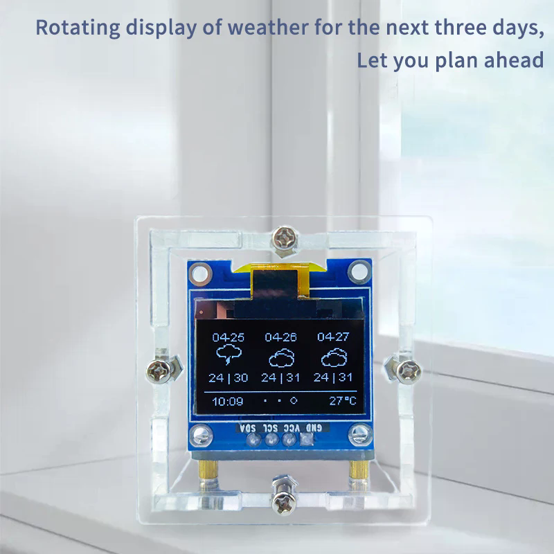 뜨거운 판매 ESP8266 미니 날씨 시계 WIFI 디 - Diy Electronics For Sale 리뷰 및 가격