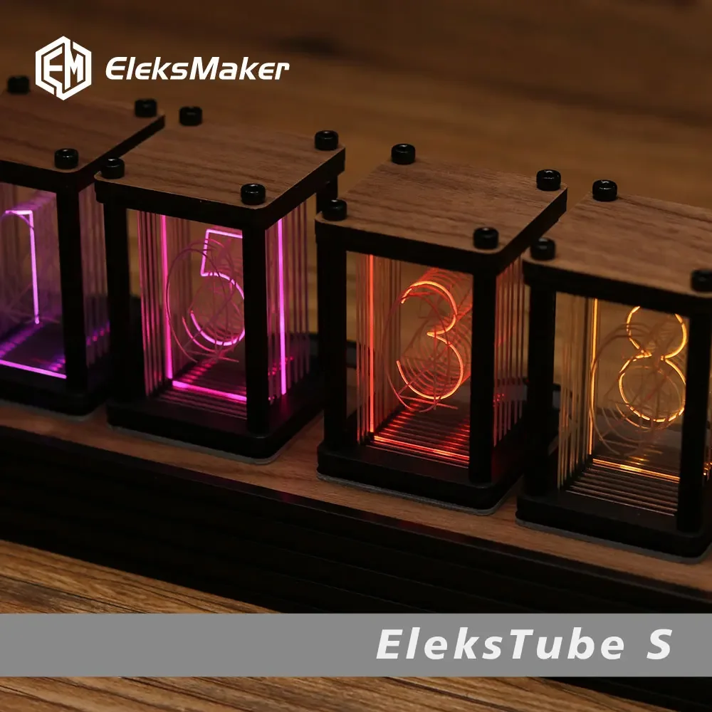RGB 닉시 튜브 시계 DIY 테이블 시계 LED 전자 - Diy Electronics Gift Ideas 리뷰 및 가격