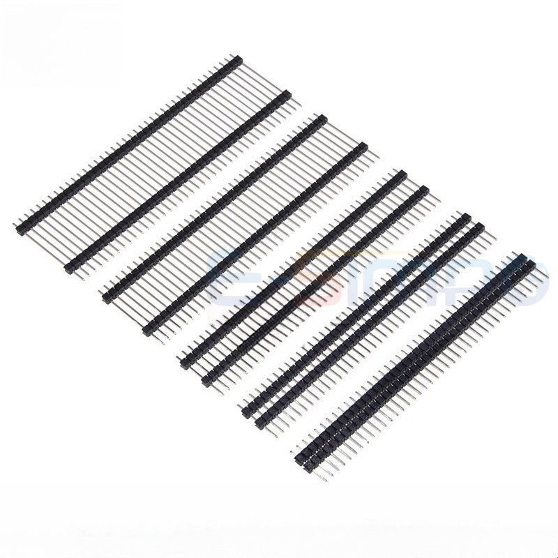 50개 2.54mm 금도금 단일 행 이중 플라스틱 1x - Male Female Header Pin 리뷰 및 가격