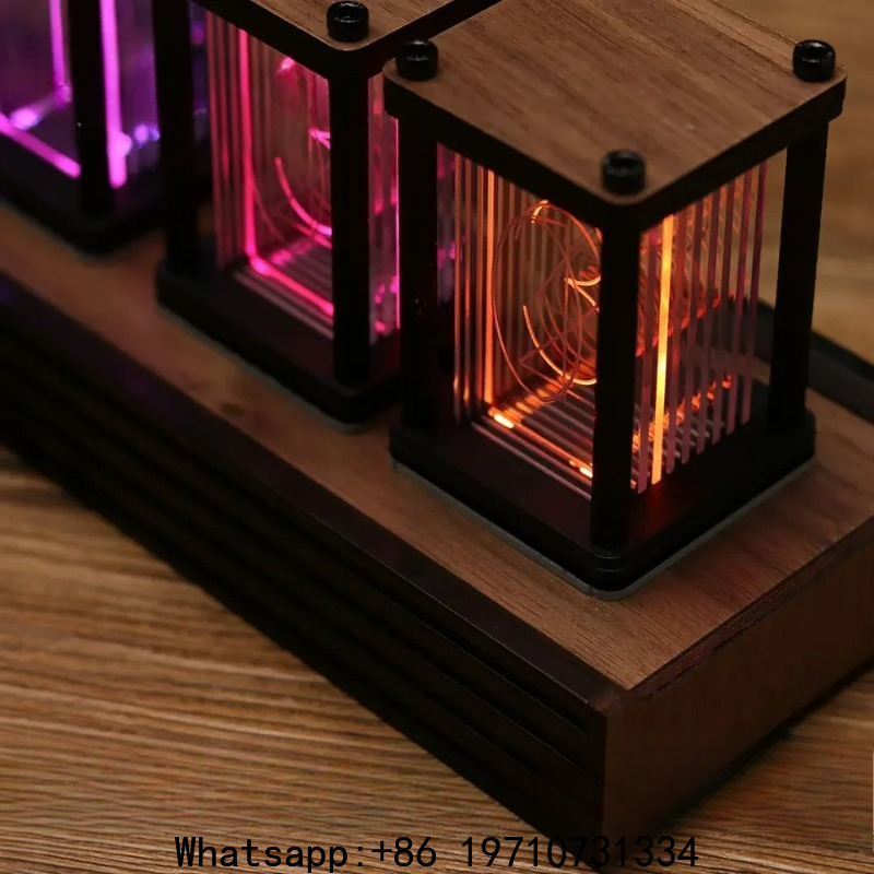 닉시 튜브 시계 DIY 테이블 시계 LED 전자식 데스 - Diy Electronics Gift Ideas 리뷰 및 가격