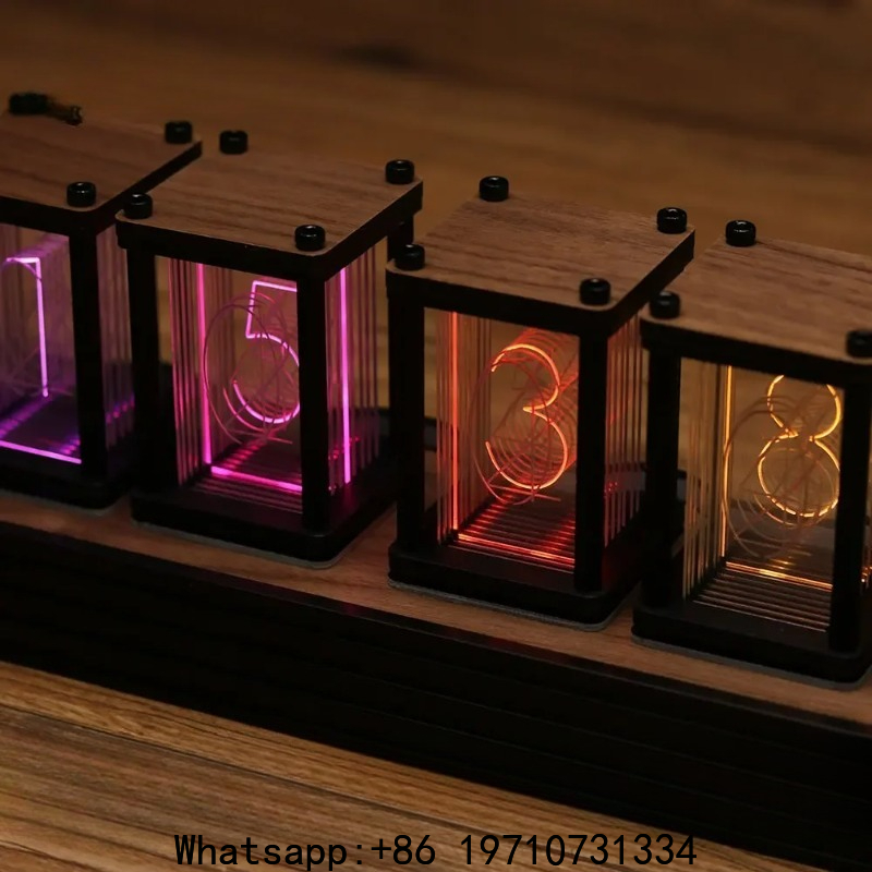 닉시 튜브 시계 DIY 테이블 시계 LED 전자식 데스 - Diy Electronics Gift Ideas 리뷰 및 가격