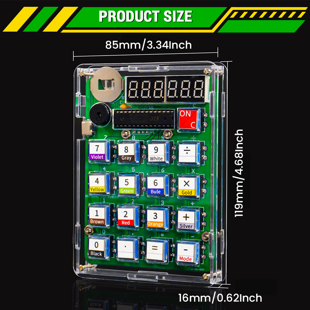 DIY 계산기 전자 생산 키트 쉘이 있는 LED 디지털 - Pcb Etching Kit 리뷰 및 가격