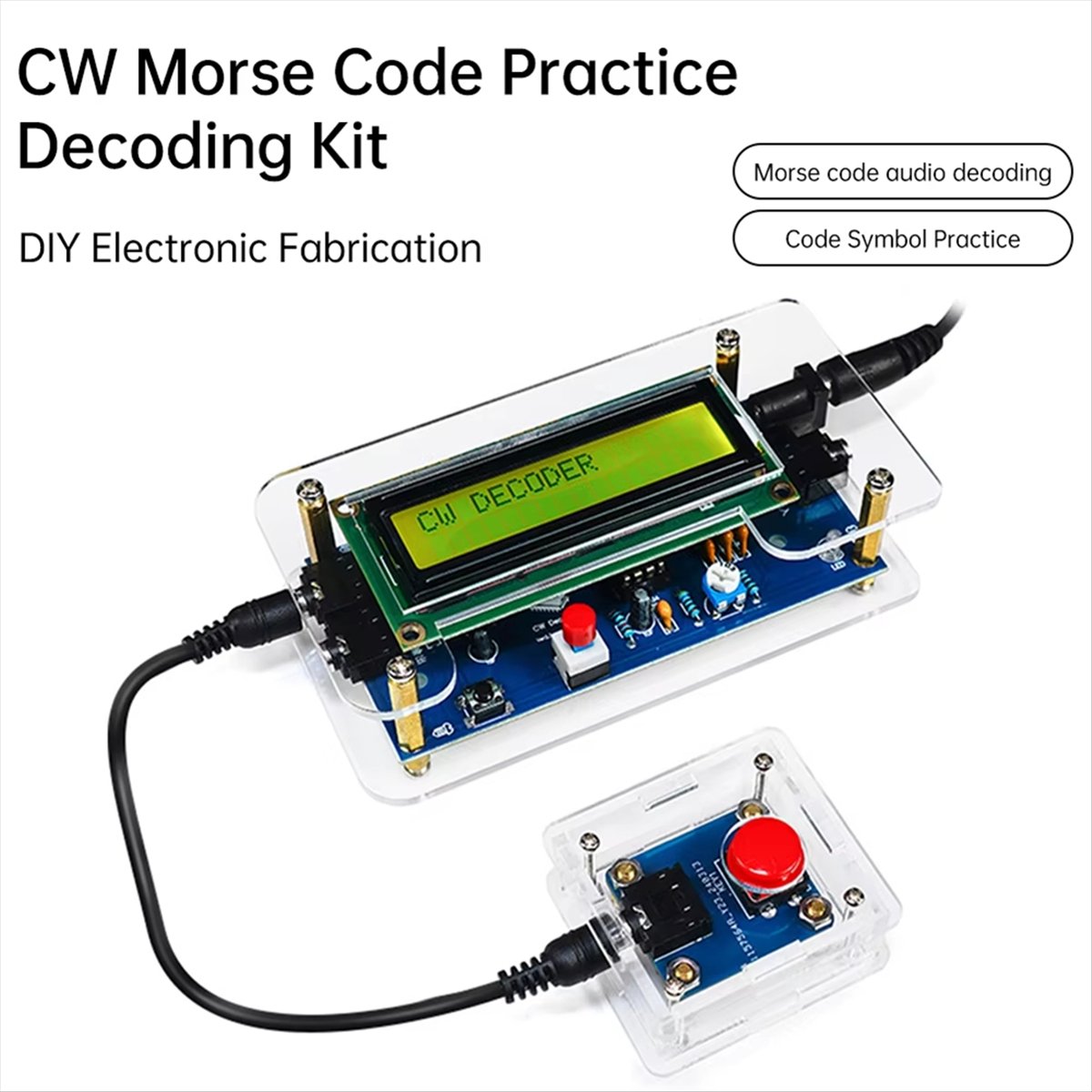 HDL DC9V CW 모스 코드 디코더 회로 기판 용접 - Diy Electronics Circuits 리뷰 및 가격