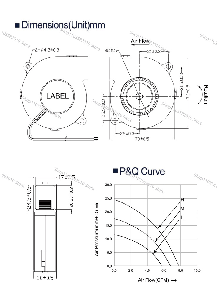 초박형 75mm DC 원심 송풍기, 전자제품 및 캐비닛 - Diy Electronics Cabinet 리뷰 및 가격