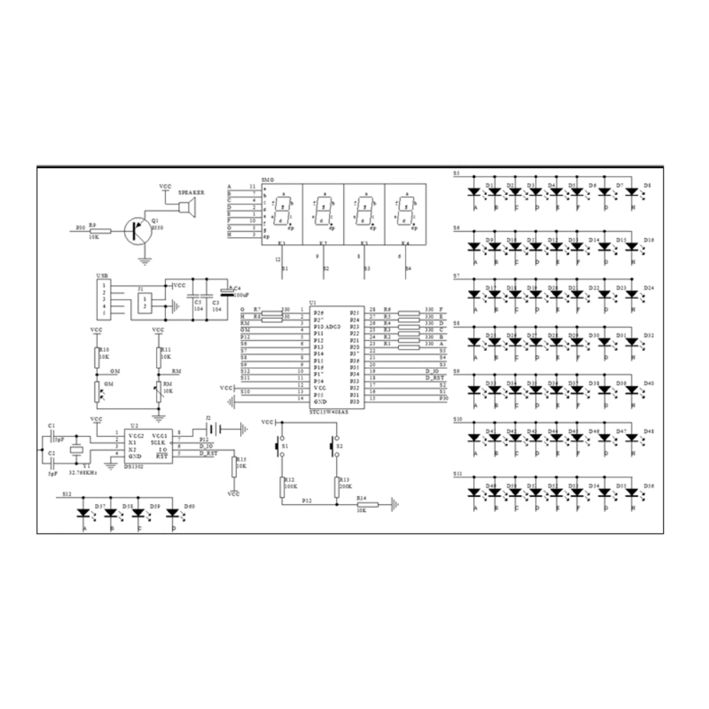 DIY 전자 키트 다기능 하트 모양의 LED 시계 4  - Pcb Etching Kit 리뷰 및 가격