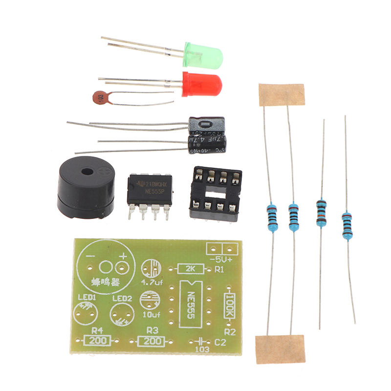 ✰ ✪ NE555 DIY 키트 LED 플래셔 및 신호  - Pcb Etching Kit 리뷰 및 가격