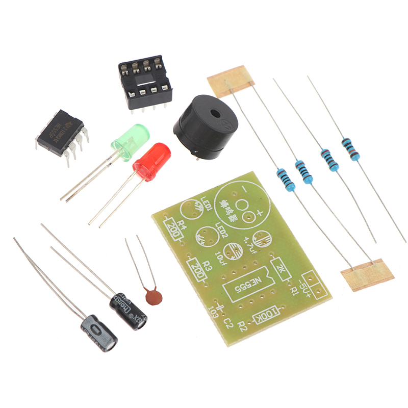 ✰ ✪ NE555 DIY 키트 LED 플래셔 및 신호  - Pcb Etching Kit 리뷰 및 가격